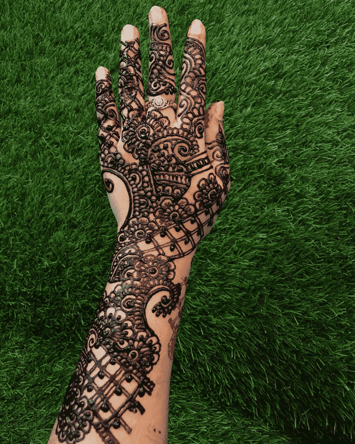 Splendid Punjabi Henna Design