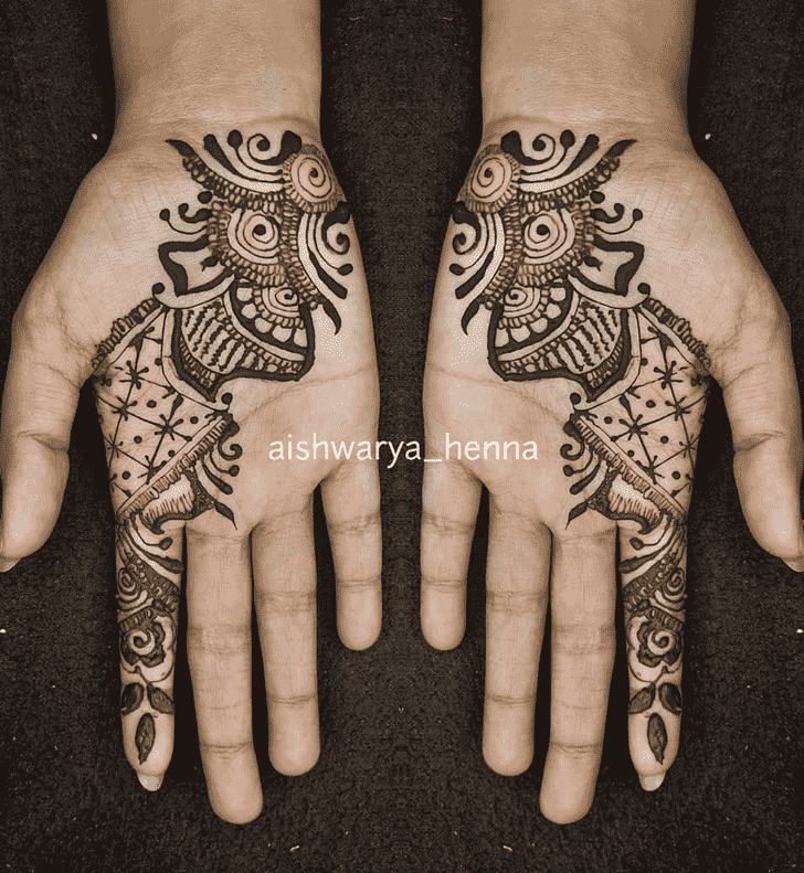 Superb Punjabi Henna Design