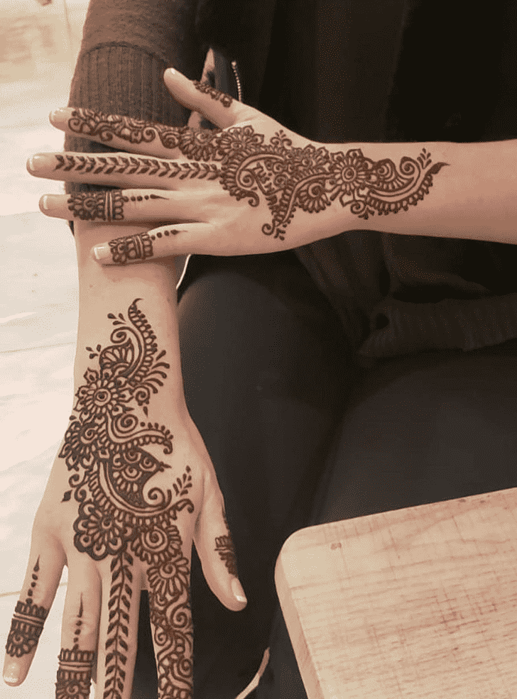 Admirable Raipur Mehndi Design