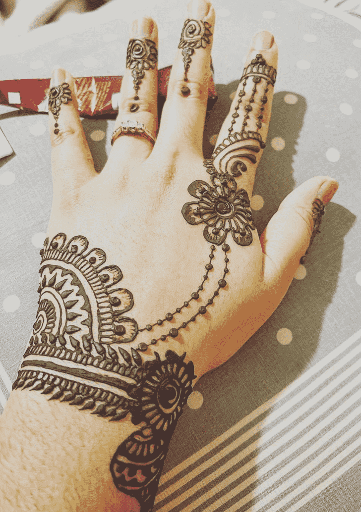 Elegant Raipur Henna Design