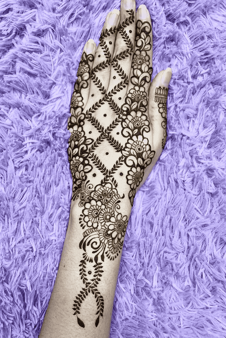 Fine Raipur Henna Design