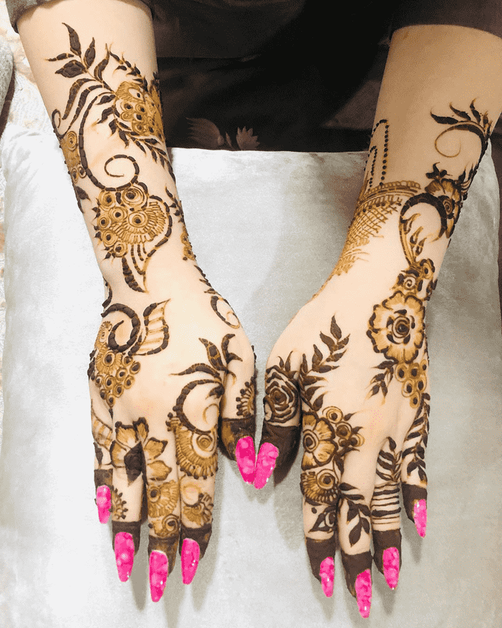 Resplendent Raipur Henna Design