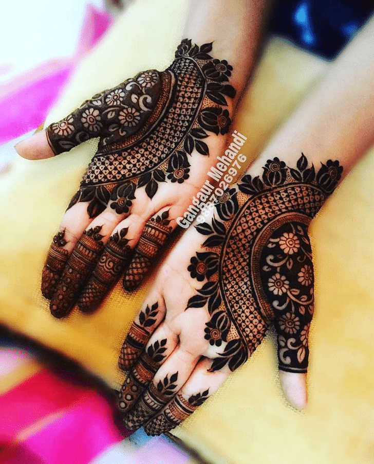 Wonderful Raipur Mehndi Design