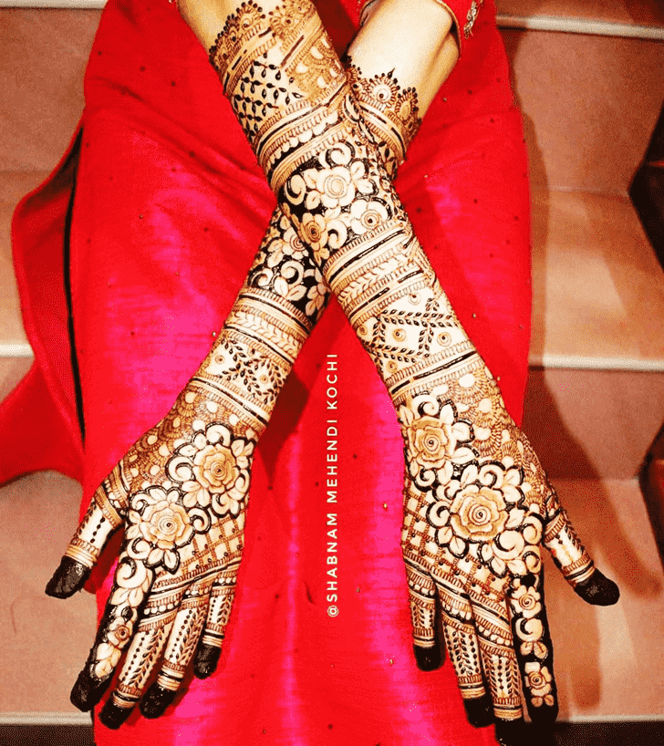 Enthralling Rajasthani Henna Design