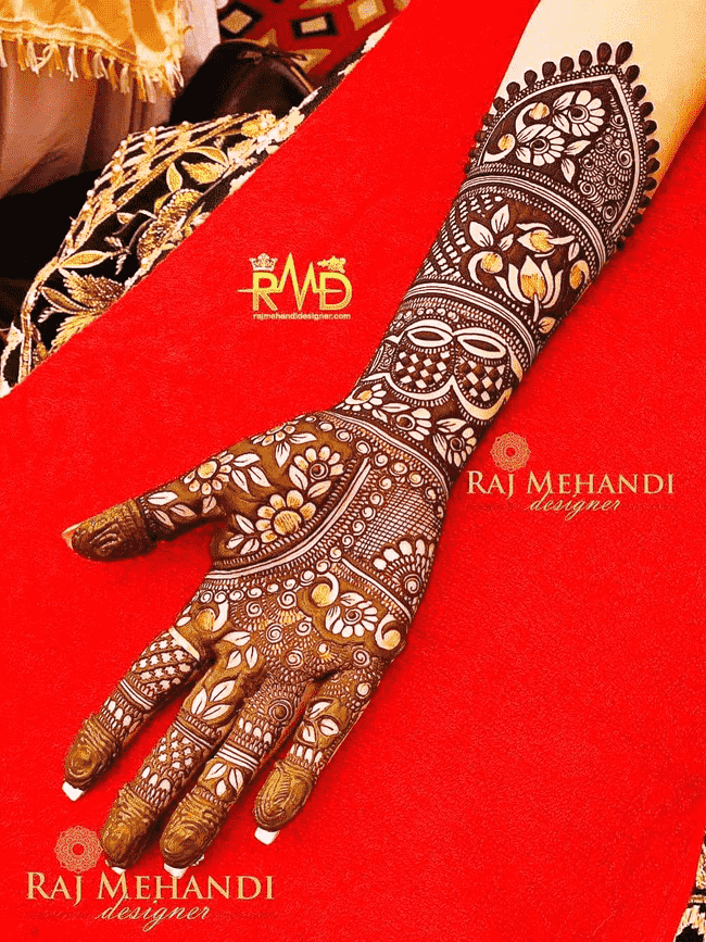 Adorable Rajkot Henna Design