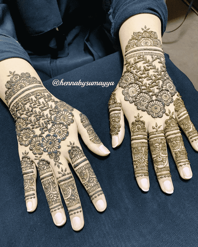 Beauteous Rajkot Henna Design