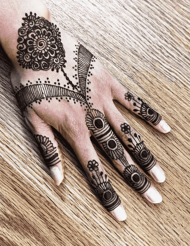 Magnetic Rajkot Henna Design