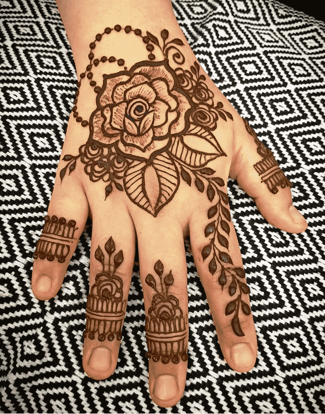 Pleasing Rajkot Henna Design