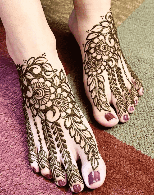 Pretty Rajkot Henna Design