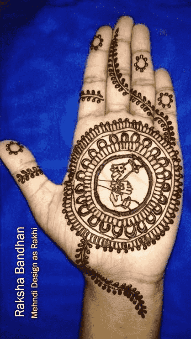 Ideal Rakhi Special Henna Design