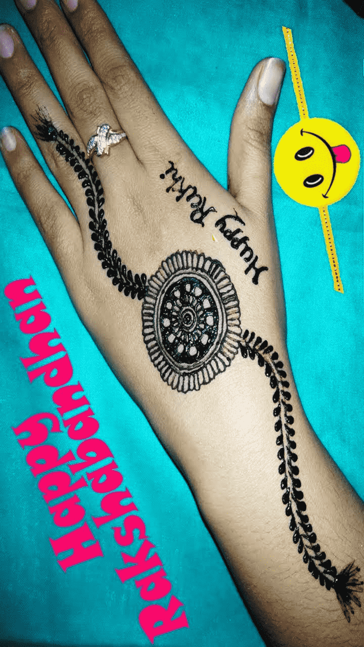 Radiant Rakhi Special Henna Design