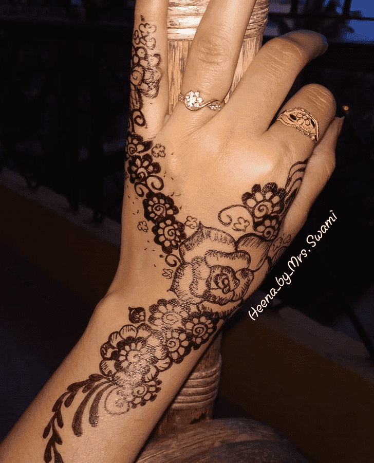 Arm Ranchi Henna Design