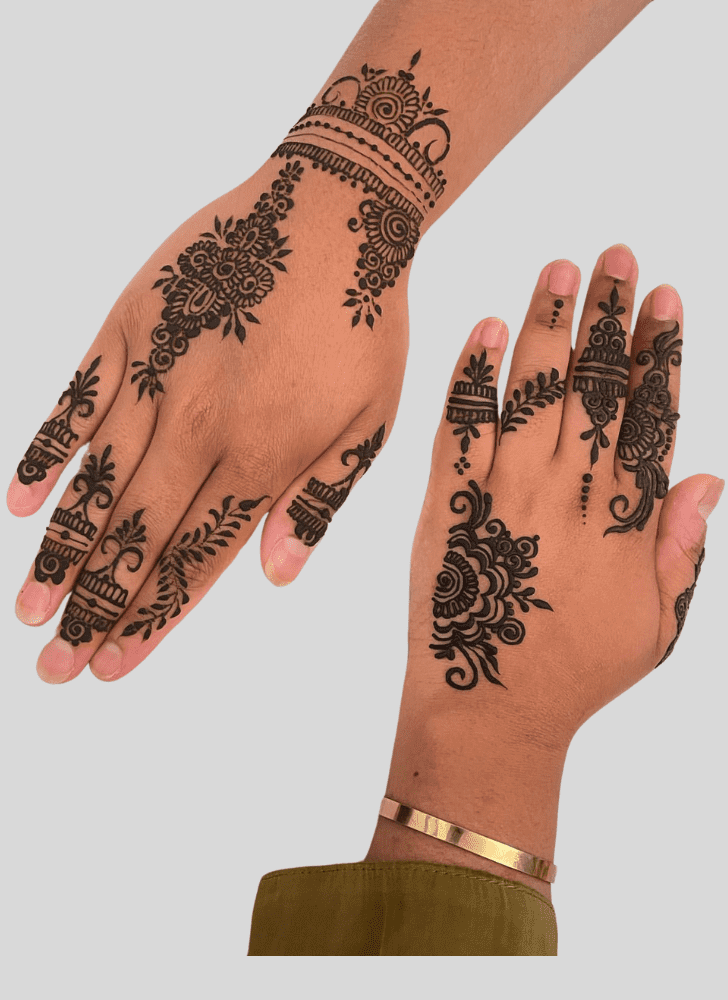 Magnetic Ras Al-Khaimah Henna Design