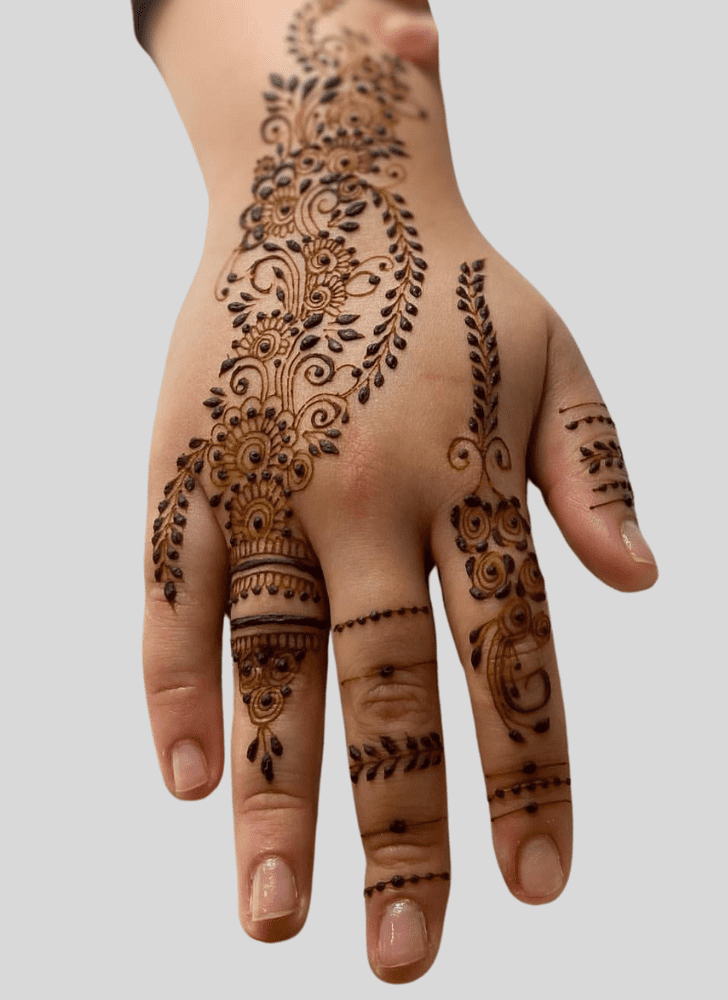 Refined Ras Al-Khaimah Henna Design