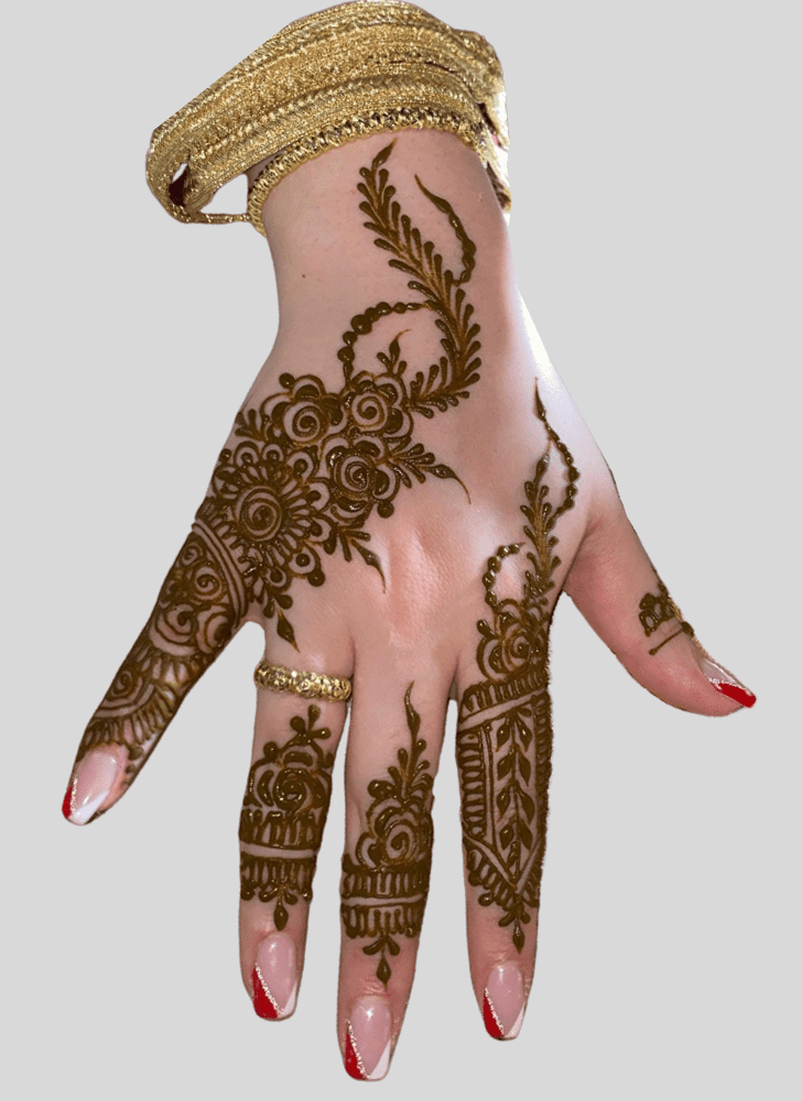 Adorable Religion Henna Design