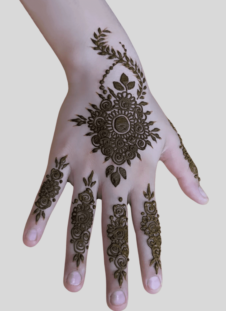 Angelic Religion Henna Design