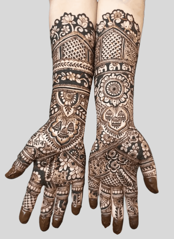 Lovely Religion Mehndi Design