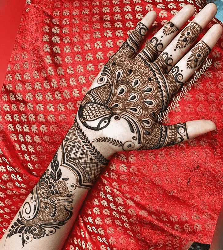 Ideal Reverse Henna Design