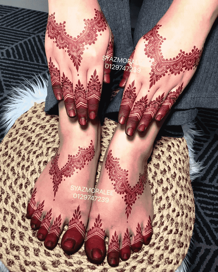 Fine Rohtang Henna Design