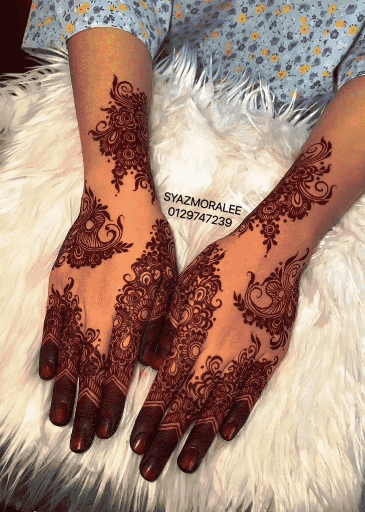 Mesmeric Rohtang Henna Design