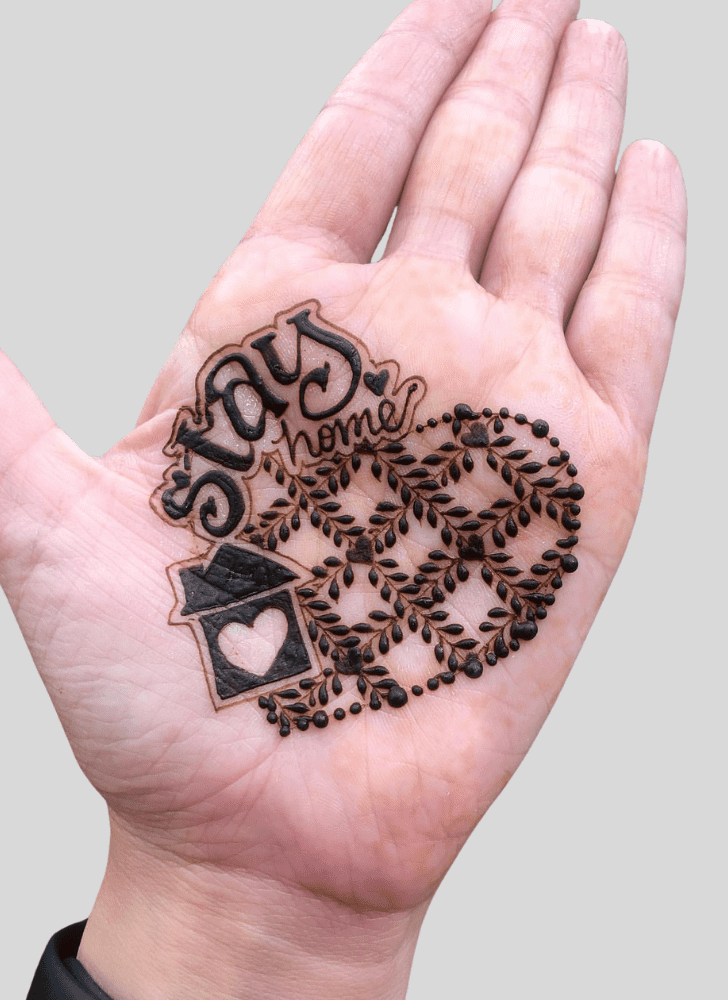 Comely Romantic Henna design