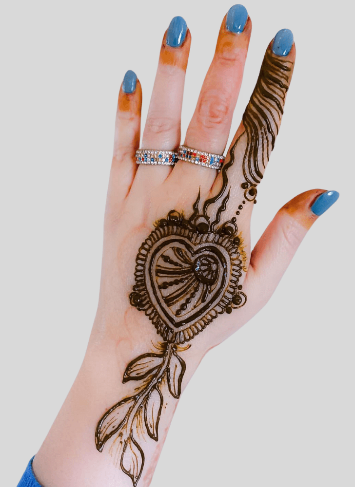 Stunning Romantic Henna design