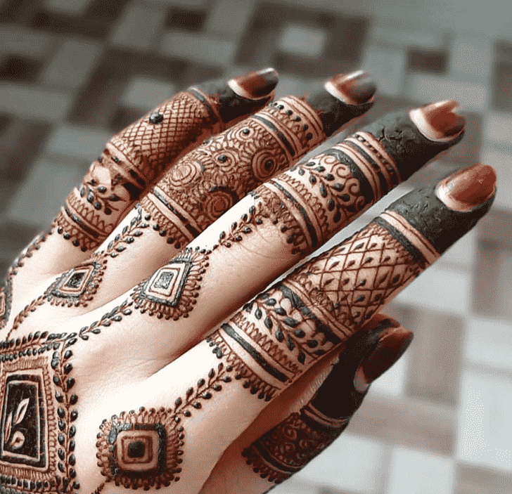 Adorable Rome Henna Design