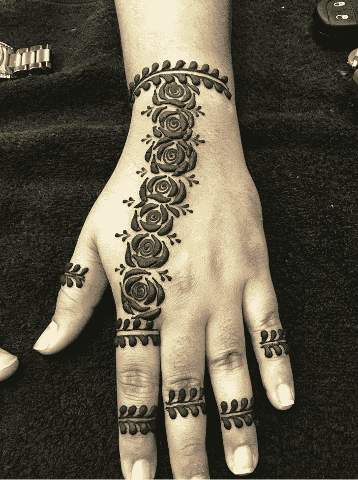 Captivating Rome Henna Design