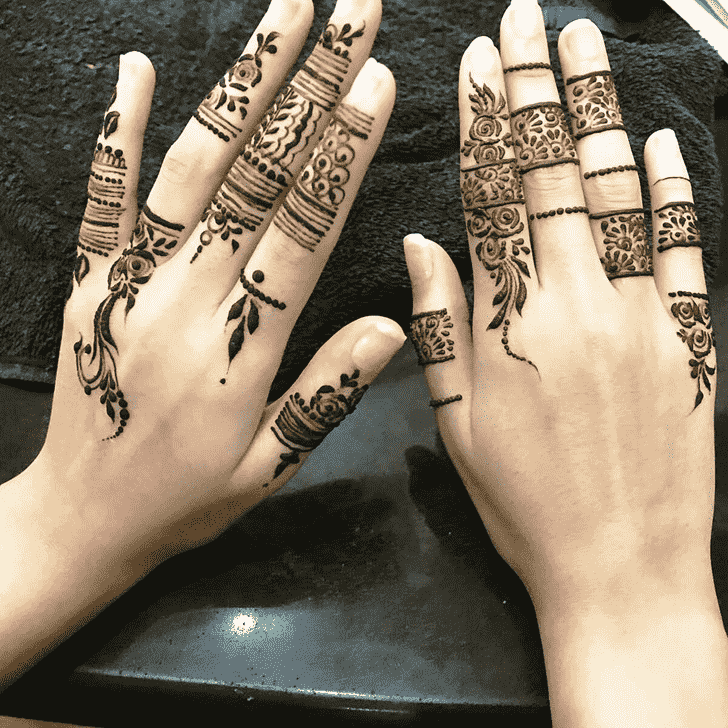 Charming Rome Henna Design