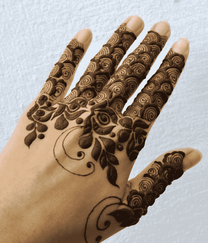 Elegant Rome Henna Design