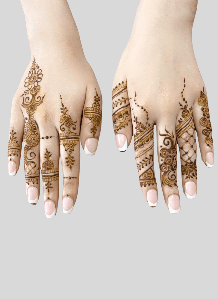 Admirable Rural Mehndi Design