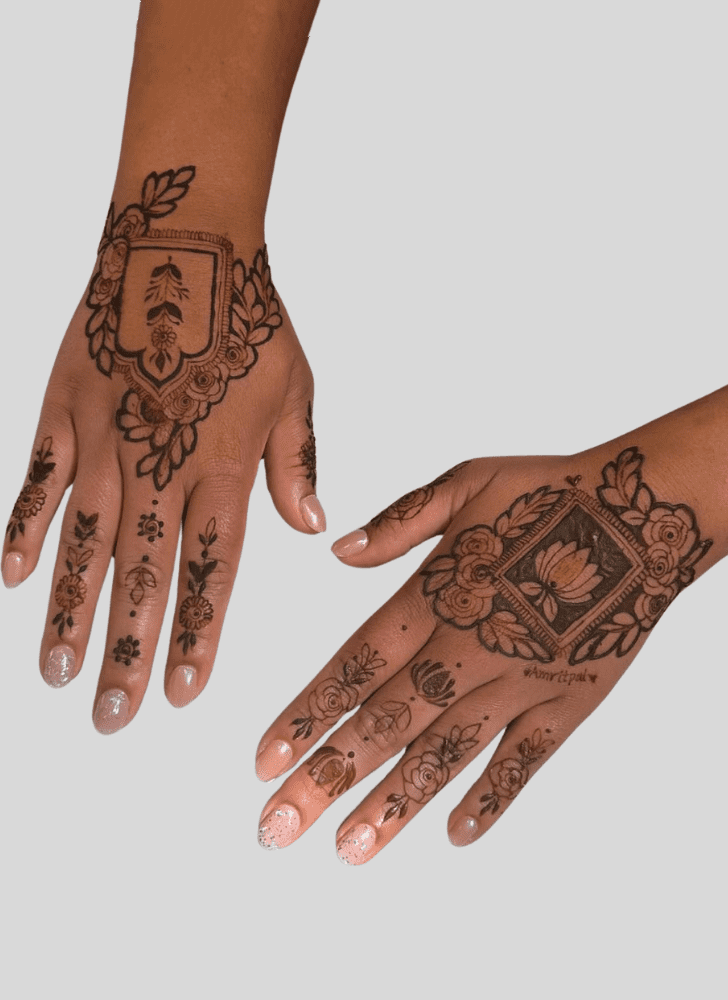 Adorable Rural Henna Design