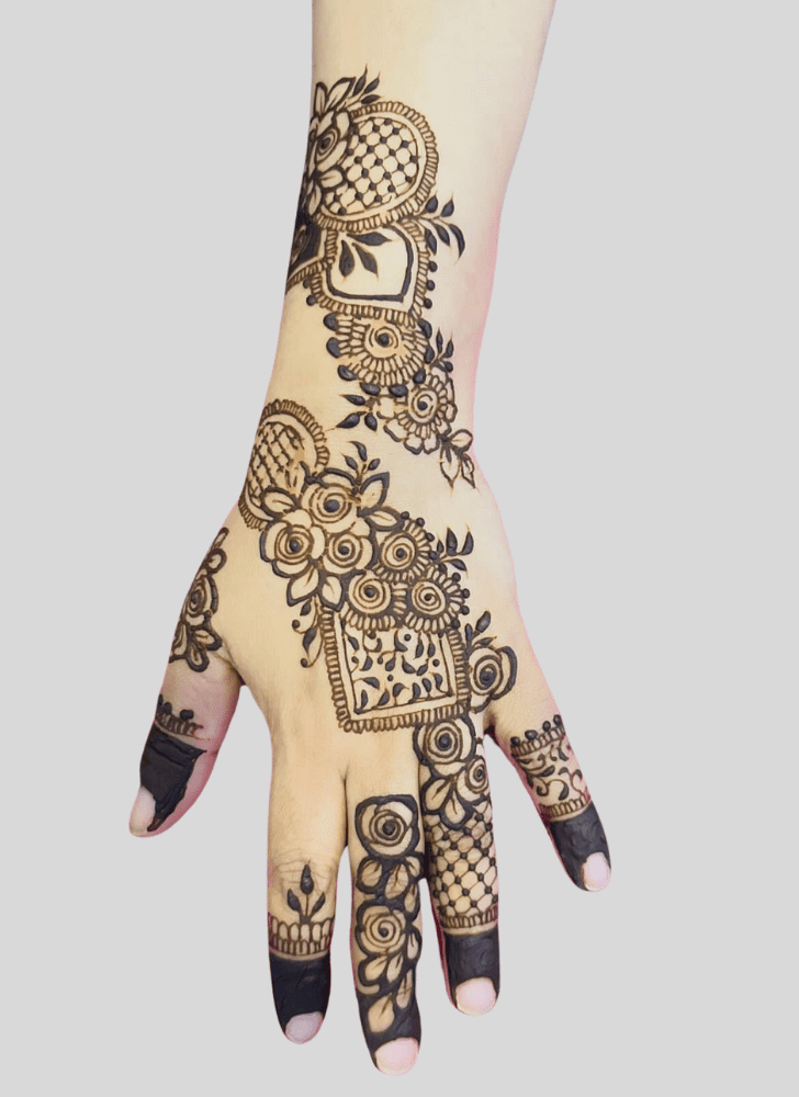 Elegant Rural Henna Design