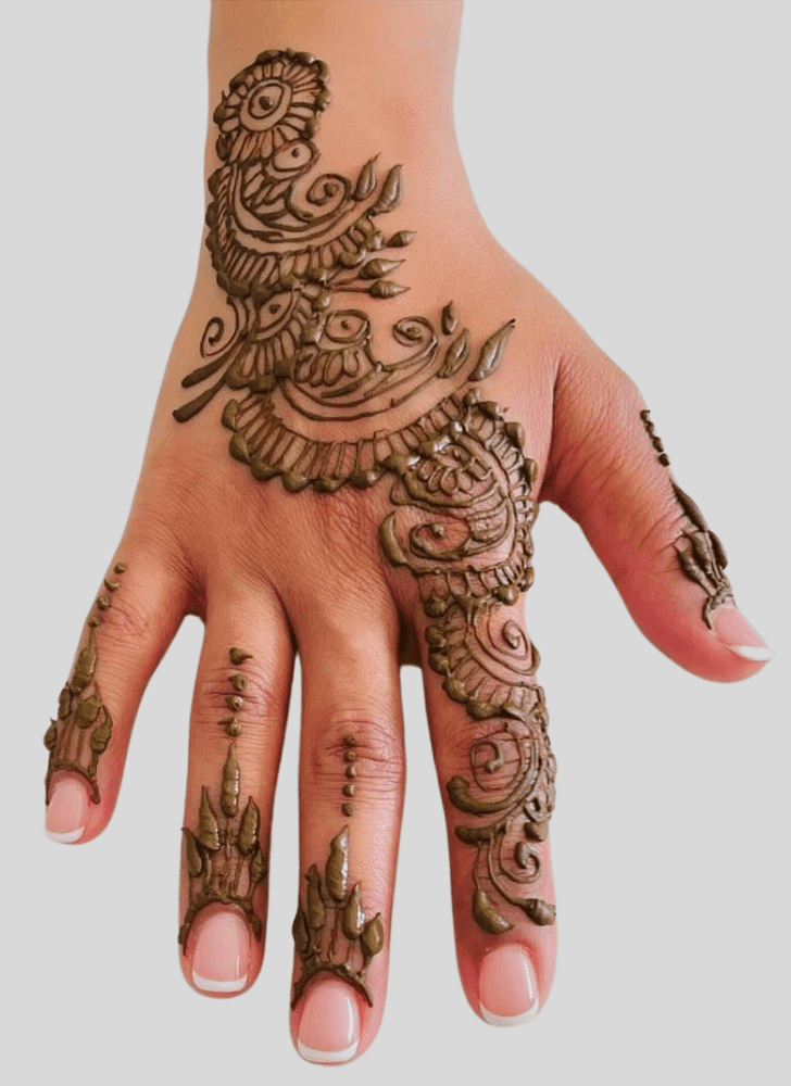 Graceful Rural Henna Design