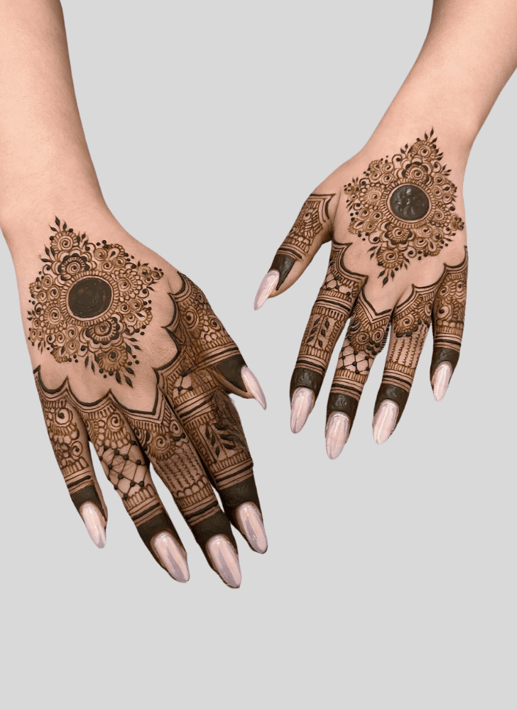 Lovely Rural Mehndi Design