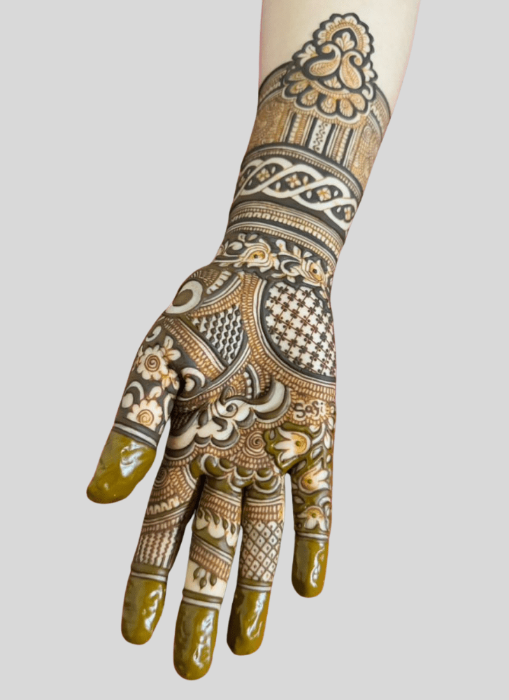 Wonderful Rural Mehndi Design