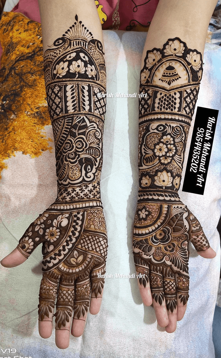 Arm Russian Henna Design