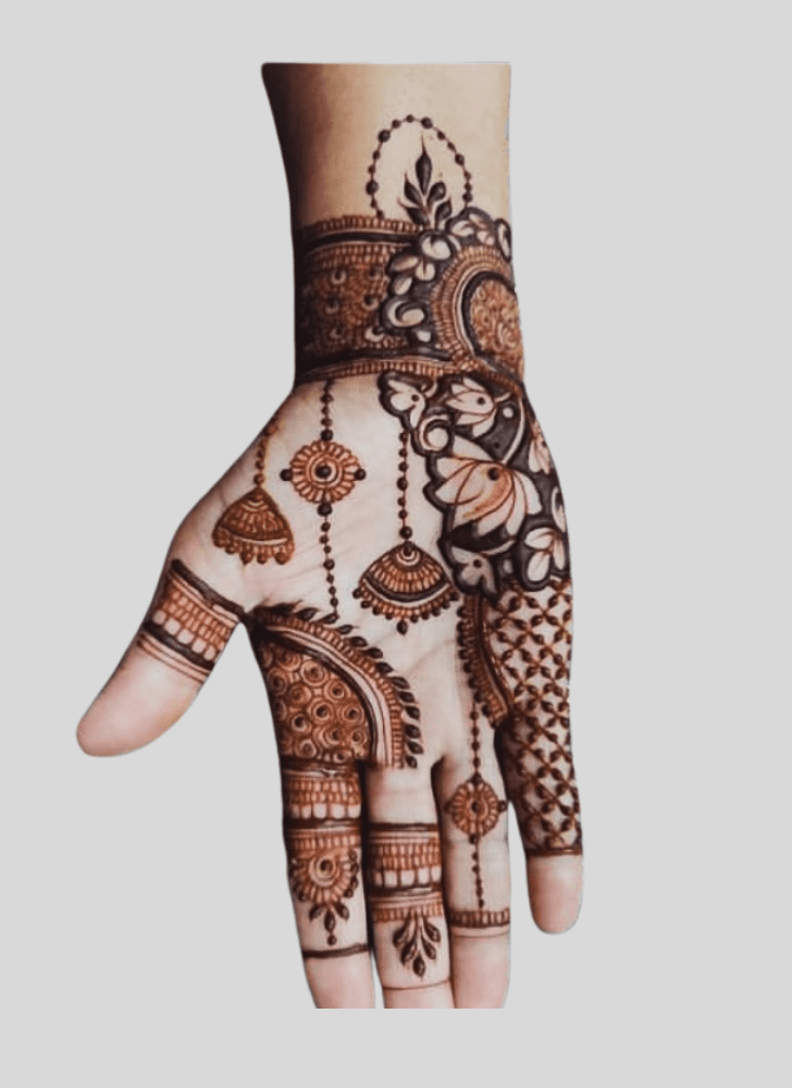 Captivating Saadi Henna Design