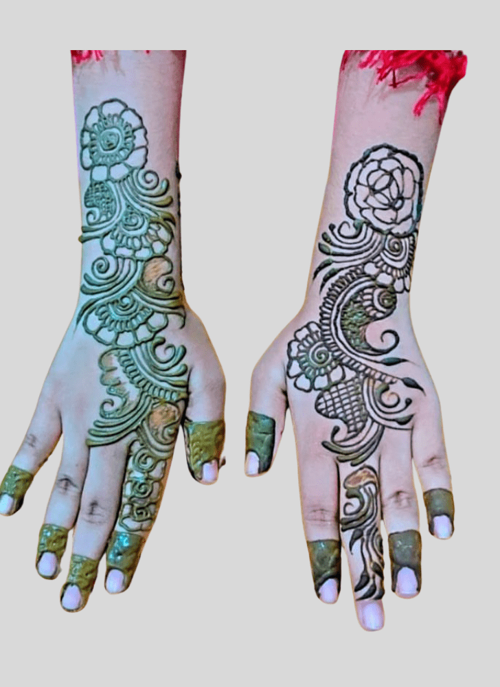 Dazzling Saadi Henna Design