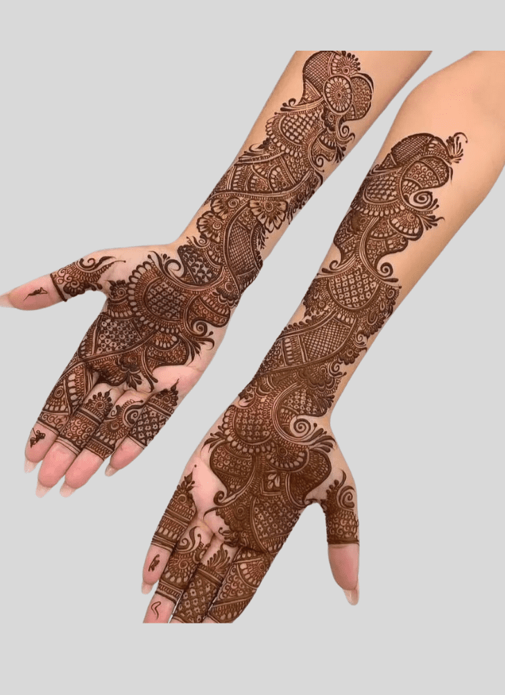 Elegant Saadi Henna Design