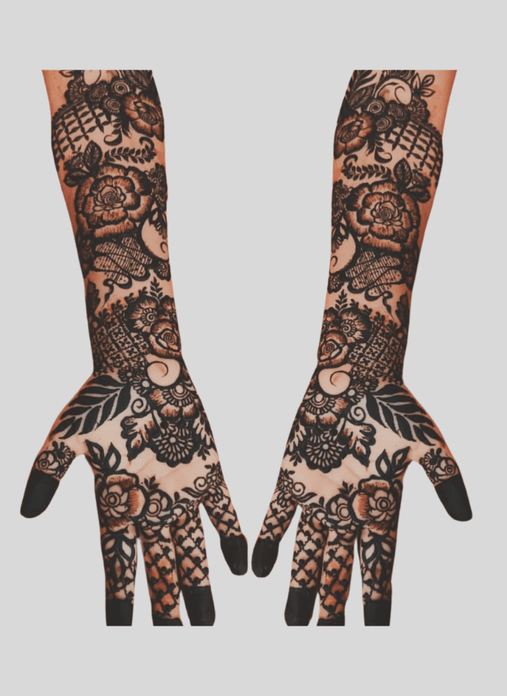 Enthralling Saadi Henna Design