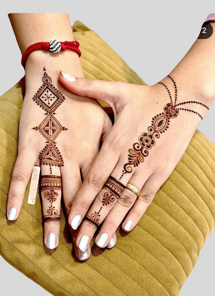 Exquisite Saadi Henna Design