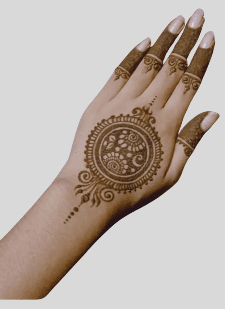 Good Looking Saadi Henna Design