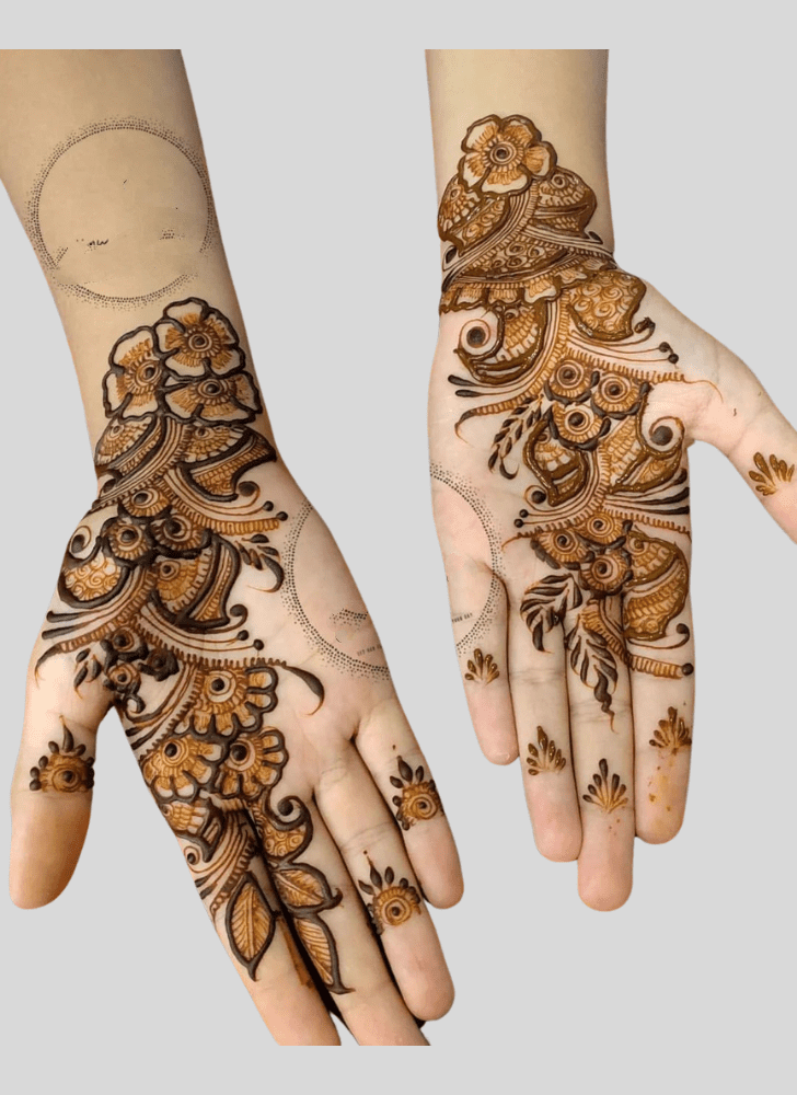 Awesome Saadi Henna Design