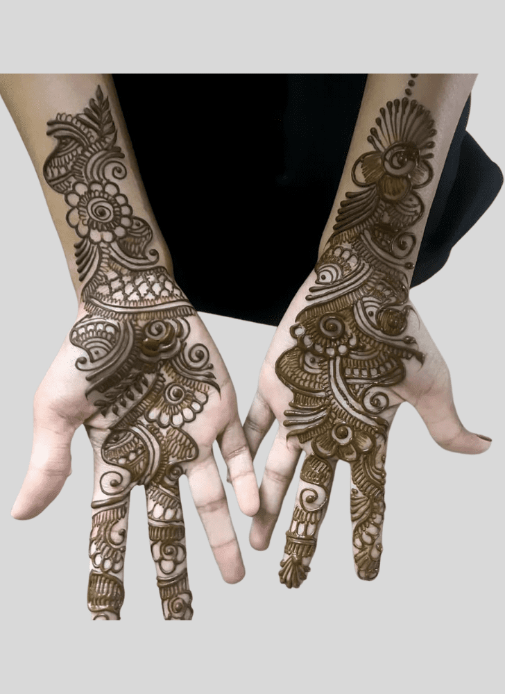 Nice Saadi Henna Design