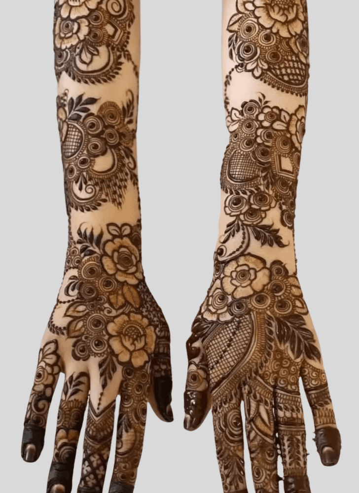 Pretty Saadi Henna Design