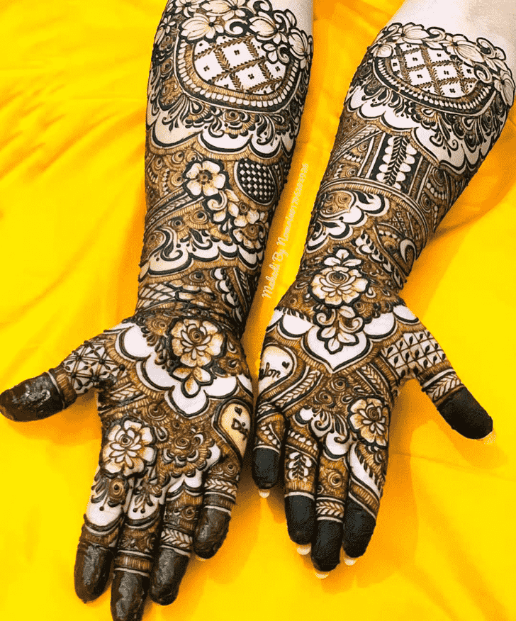 Nice Sankranti Henna Design