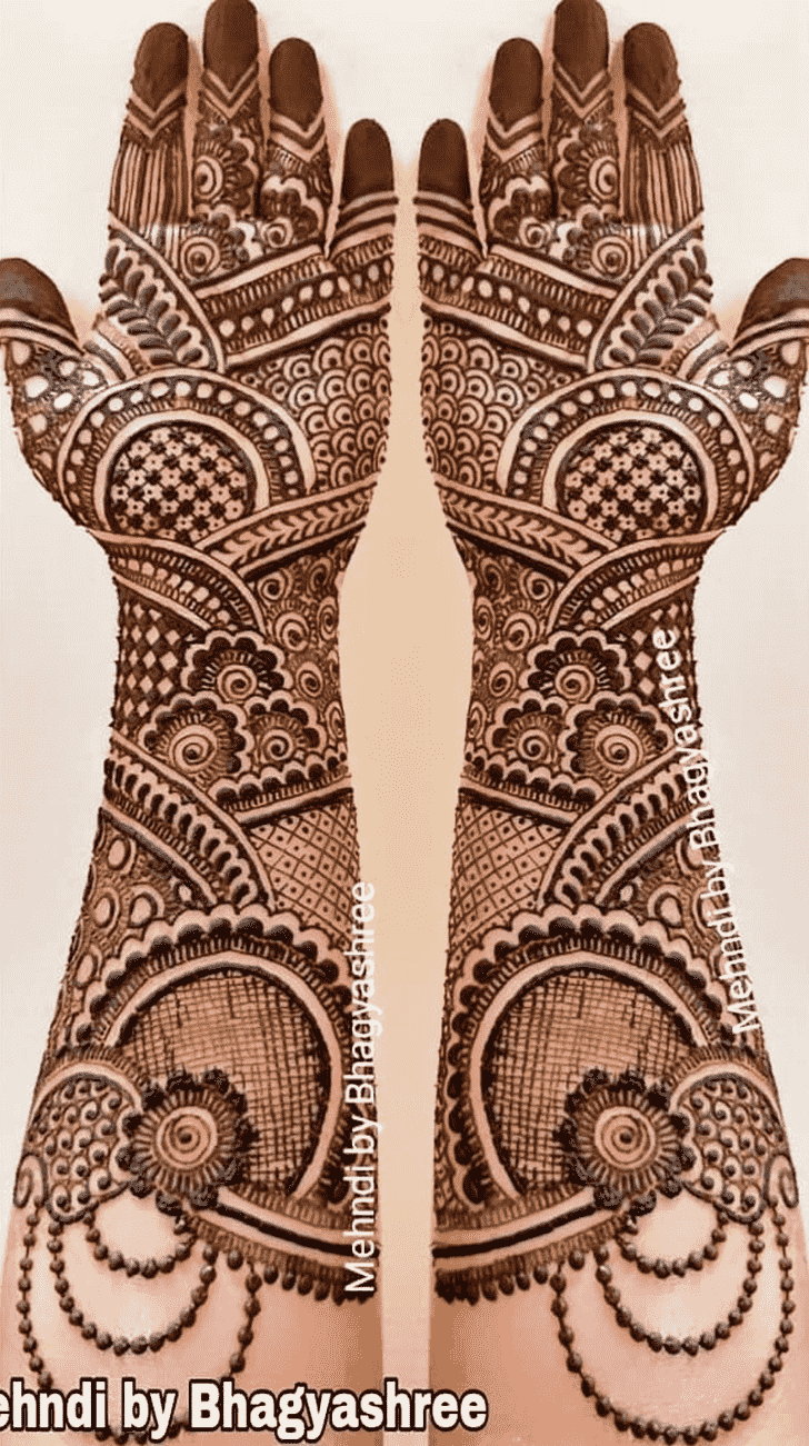 Refined Sankranti Henna Design