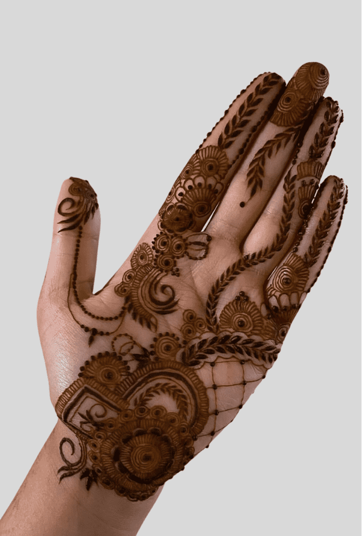 Enthralling Sawan Henna Design