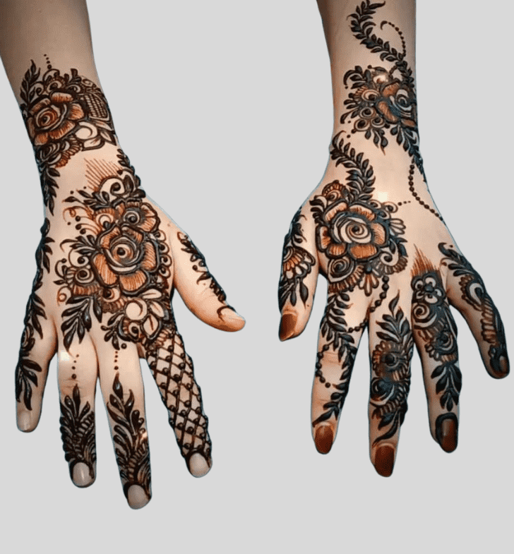 Excellent Sawan Henna Design